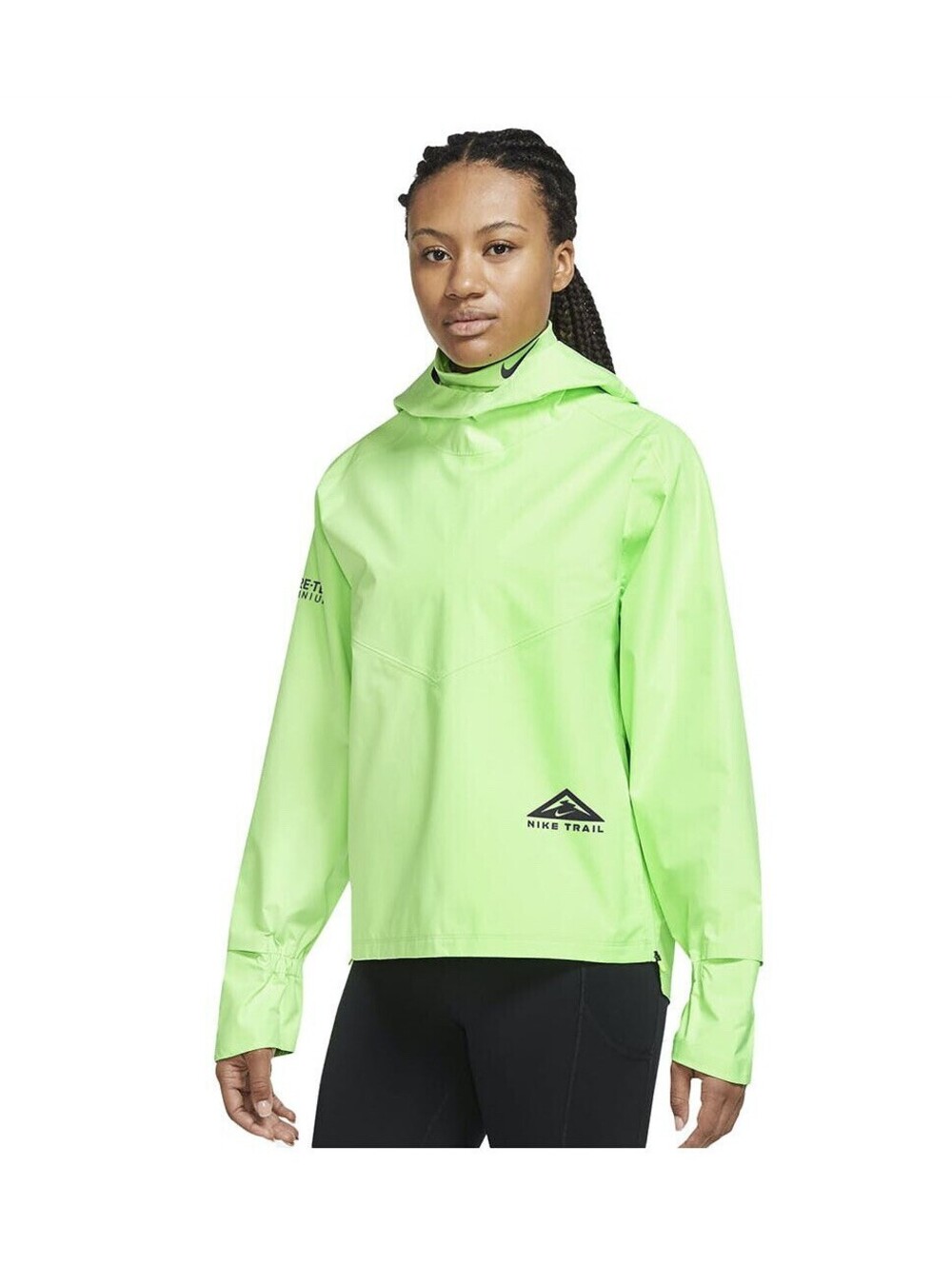Nike GORE-TEX INFINIUM Women's Trail Running Neon Jacket DM7565-345 Size Large